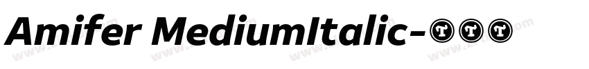 Amifer MediumItalic字体转换